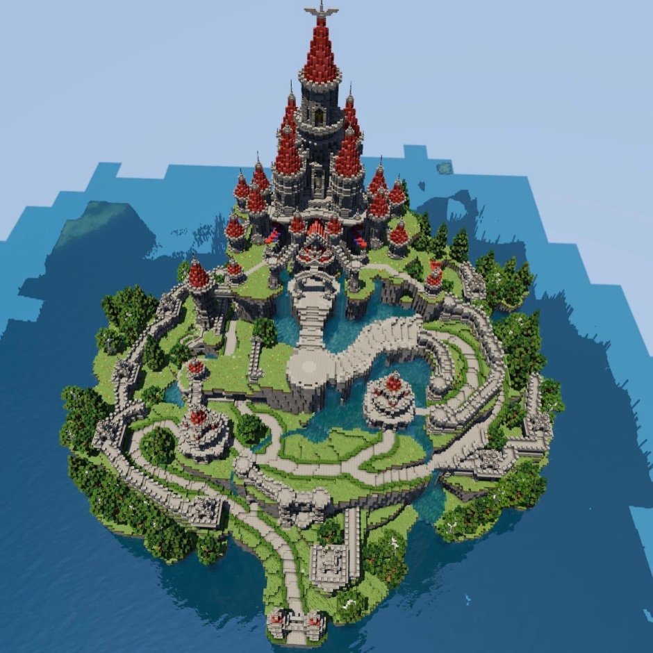 Minecraft башня