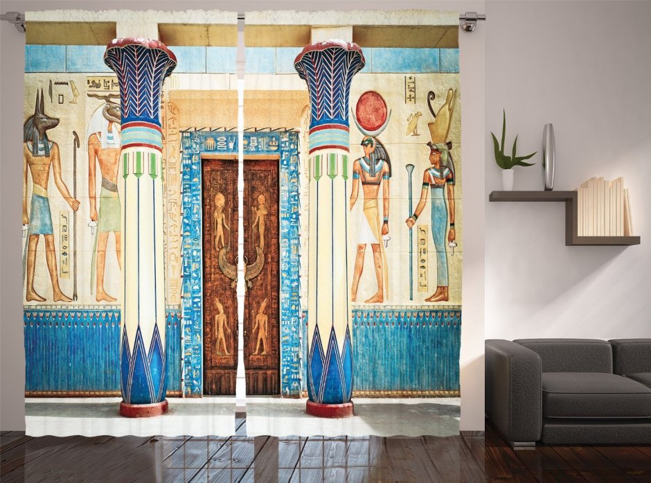 Двери в египетском стиле