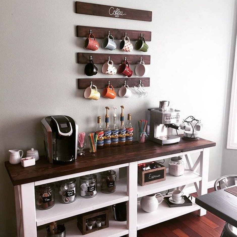 Чайный уголок на кухне