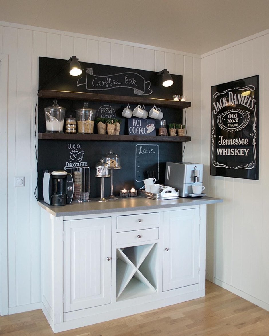 Кофейный уголок на кухне