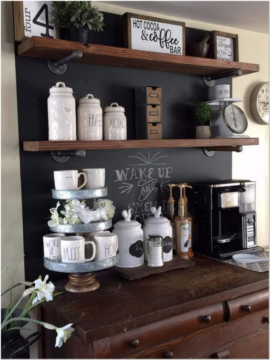 Уголок для чаепития на кухне