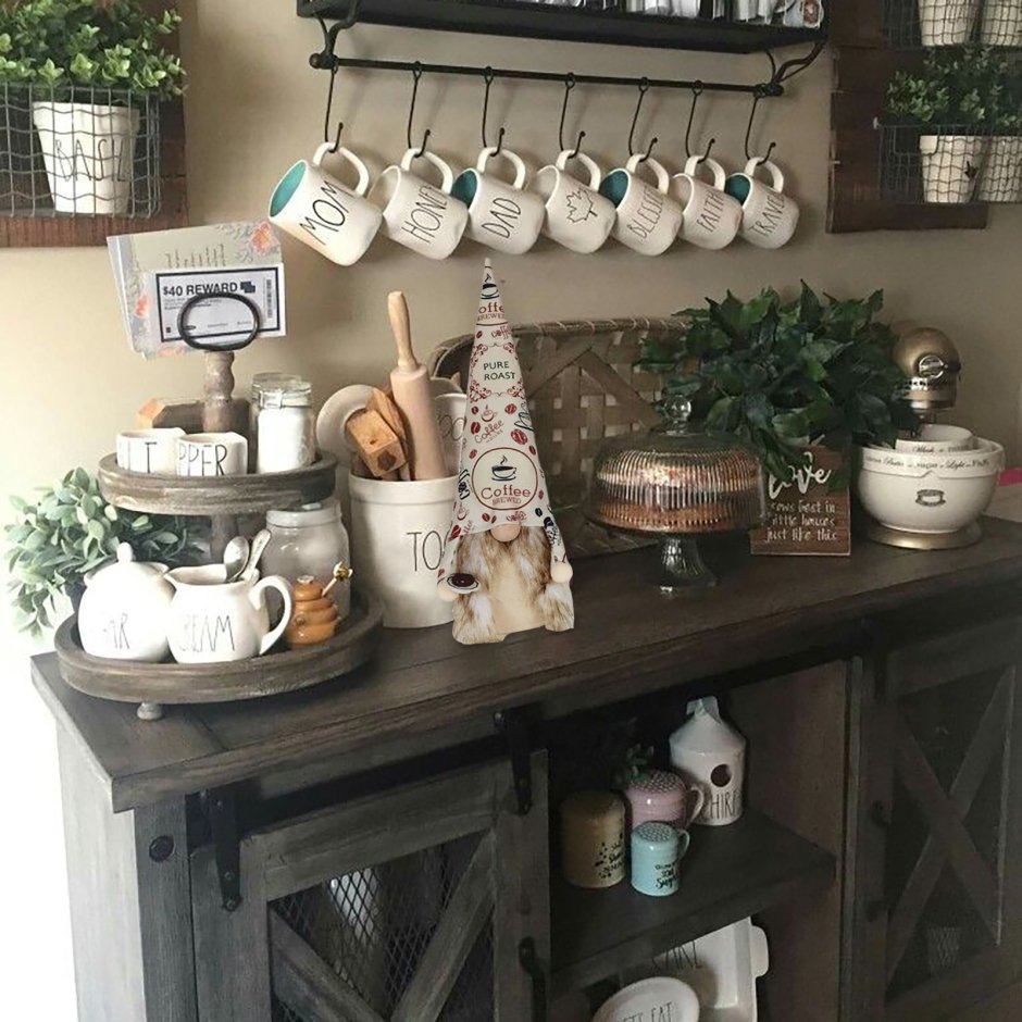 Уголок для чая на кухне