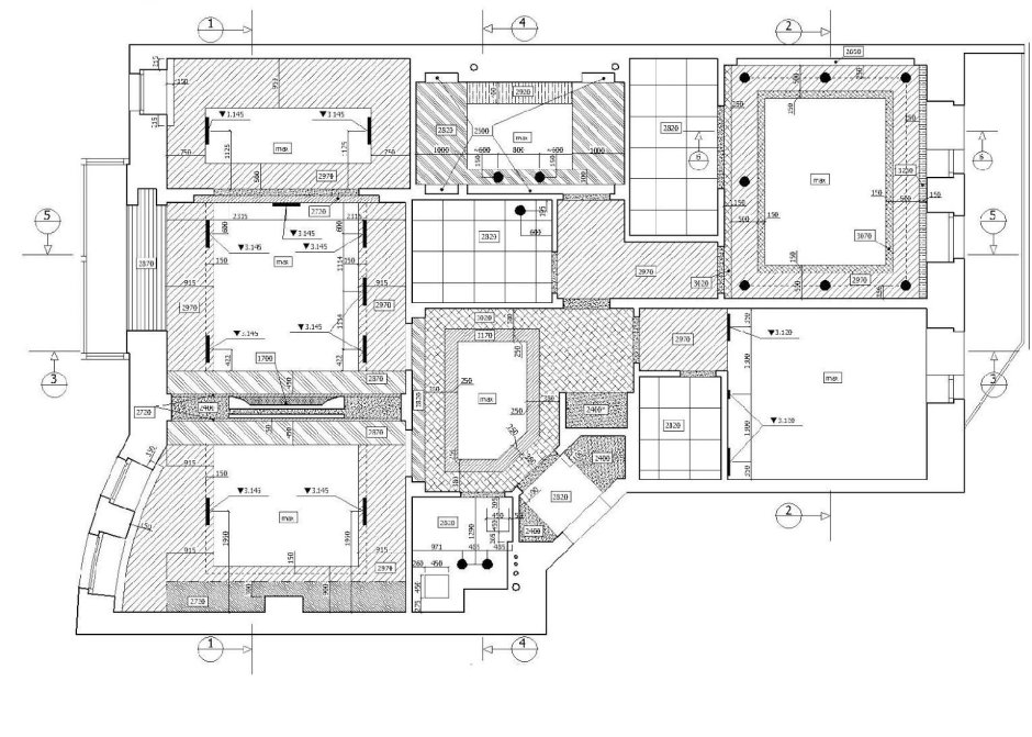 План этажа архикад