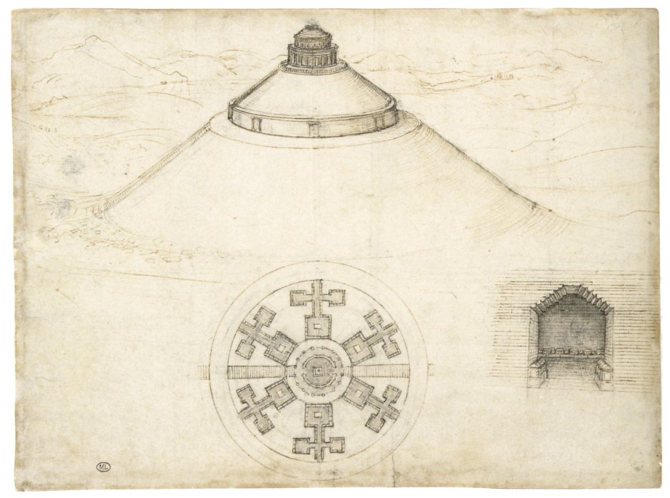 Лестница Леонардо да Винчи 1516г