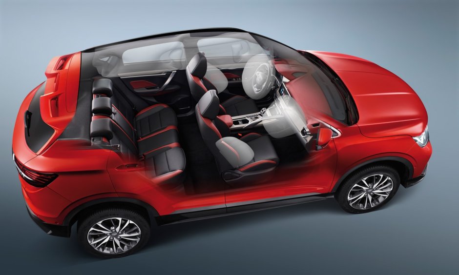 Geely Coolray 2020 красный
