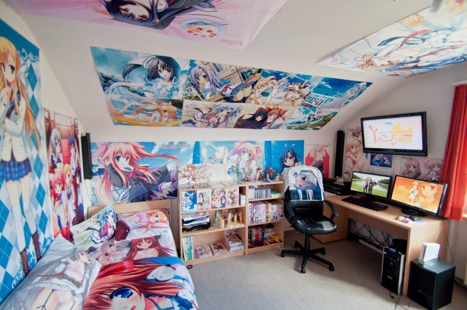 Дизайн комнаты аниме
