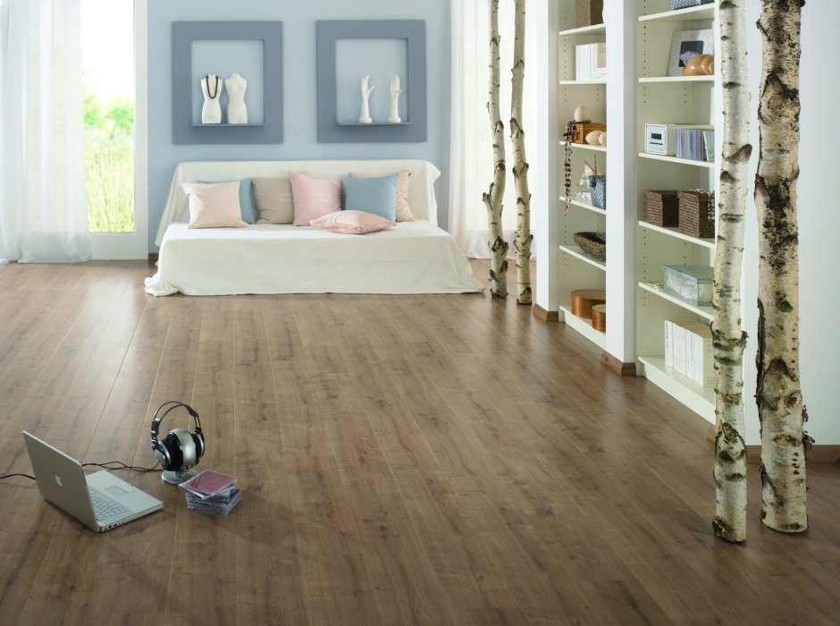 Kronotex d3223 дуб атлас белый