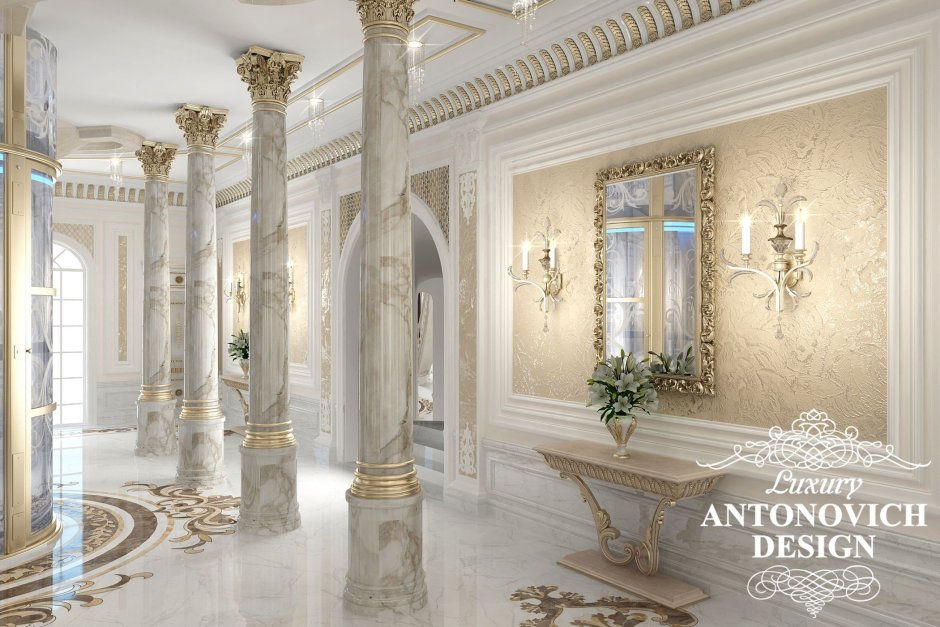 Дворец Luxury Antonovich Холл колонны