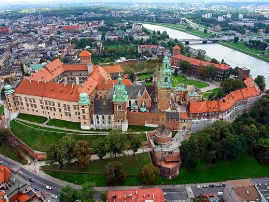 Польша Королевский замок Вавель Краков