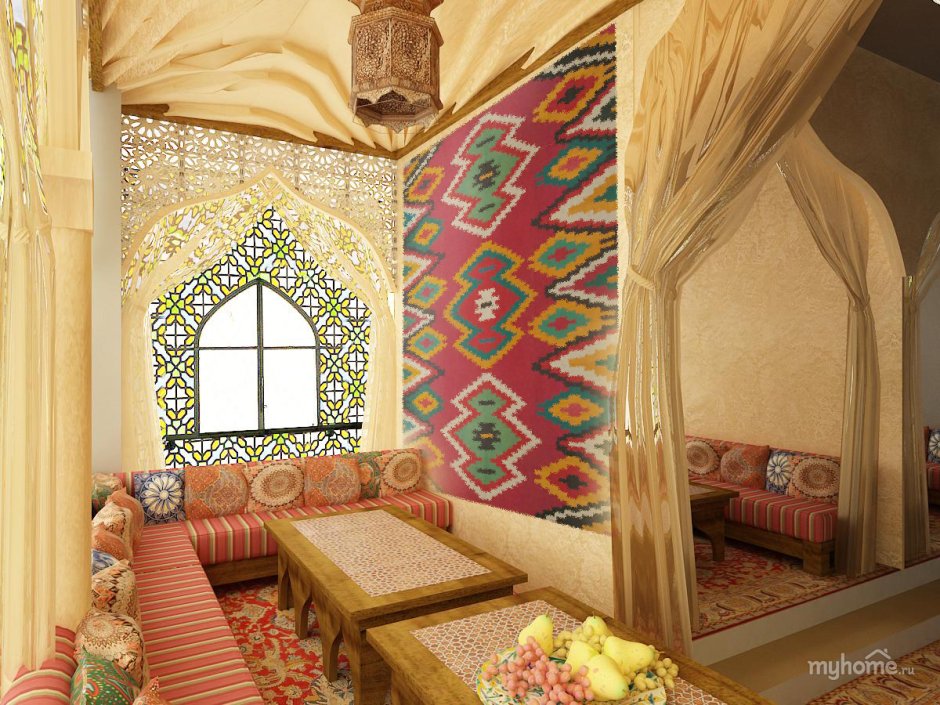 Гостиная в узбекском стиле
