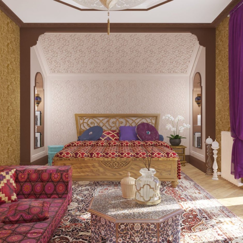 Марокко арабский стиль спальня
