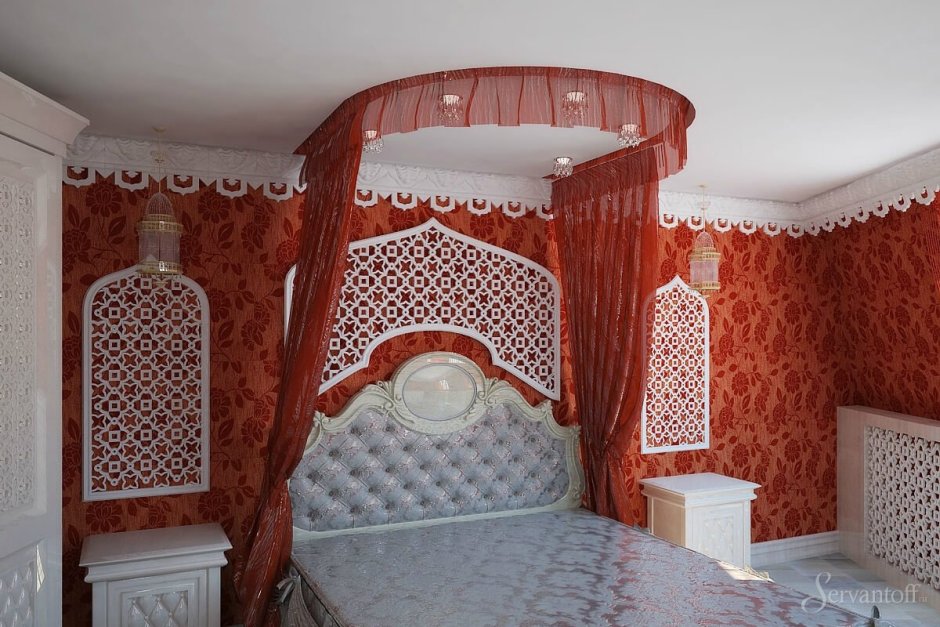 Кровать в турецком стиле