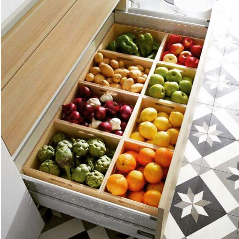 Ящик для фруктов на кухню