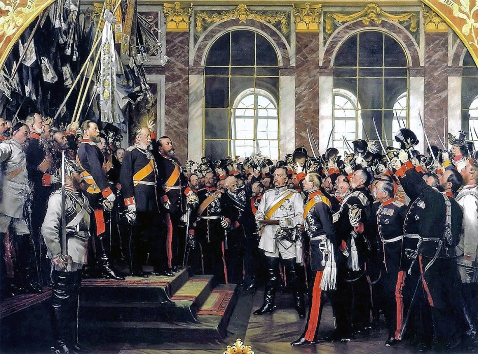Антон фон Вернер провозглашение германской империи