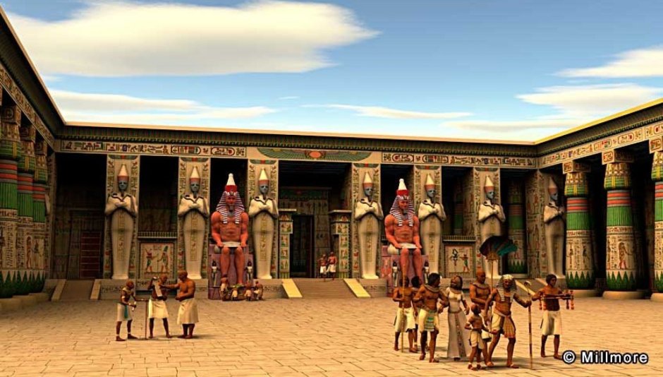 Фараон Египта дворец фараона
