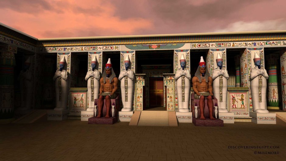 Дом вельможи в древнем Египте