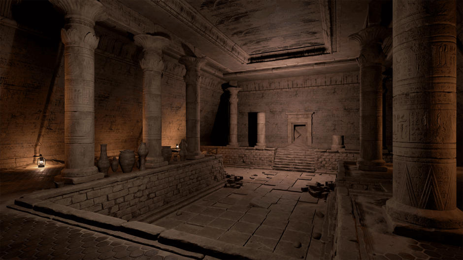 Храмы древнего Египта внутри