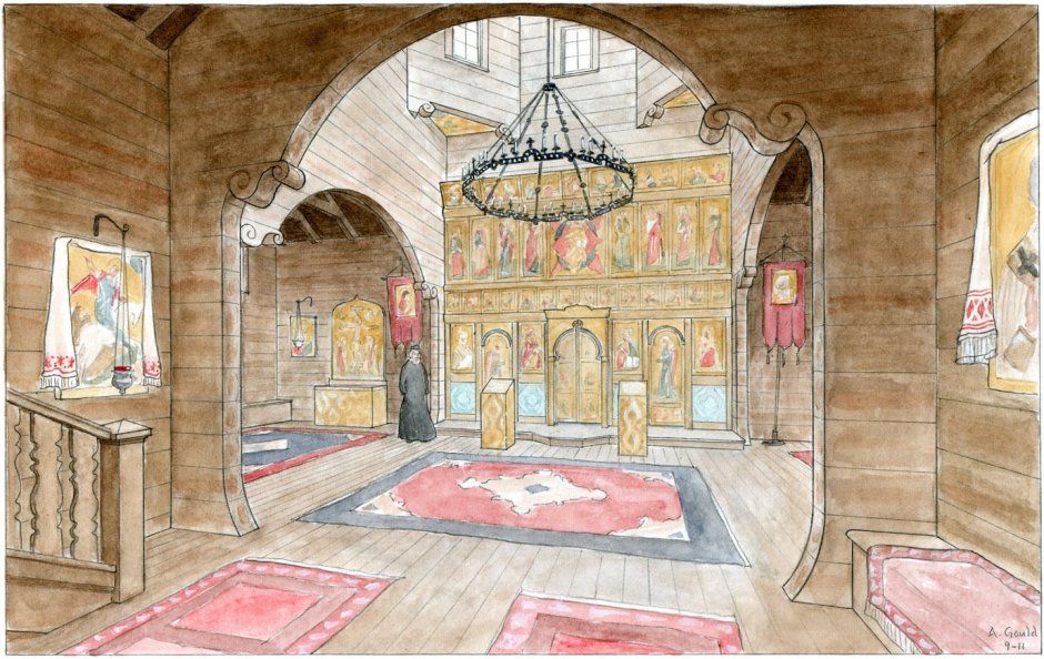 Византийский интерьер древний