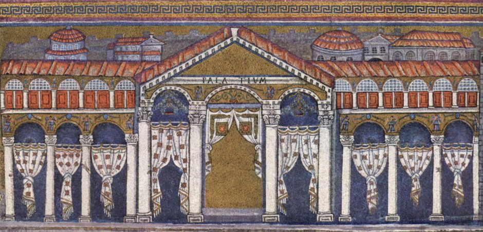 Дворец Теодориха в Равенне мозаика