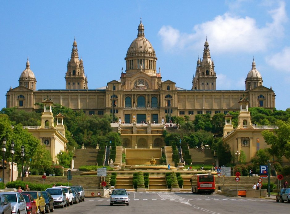 Барселона национальный музей искусства Каталонии