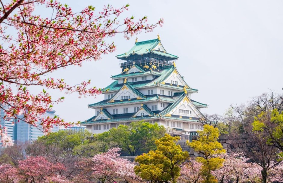 Осакский замок парк