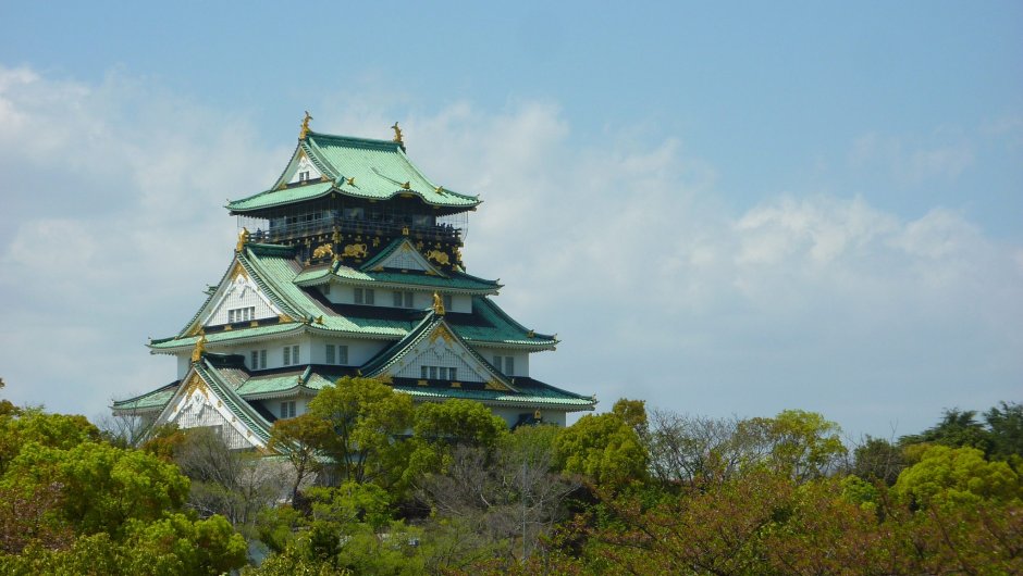 Осака город архитектура