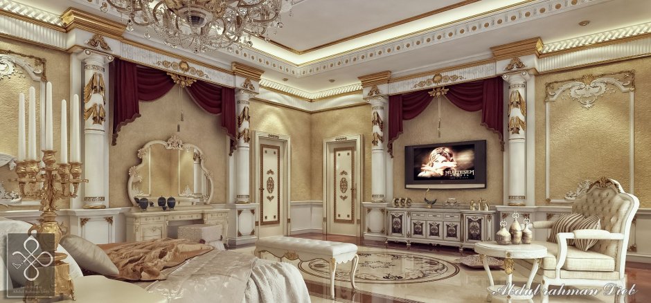Королевская спальня Luxury Antonovich Design