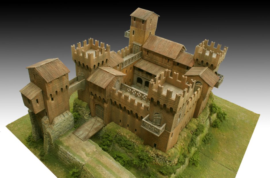 Сборная модель ALEXTERRA Рыцарский замок (1.02.1) 1:100