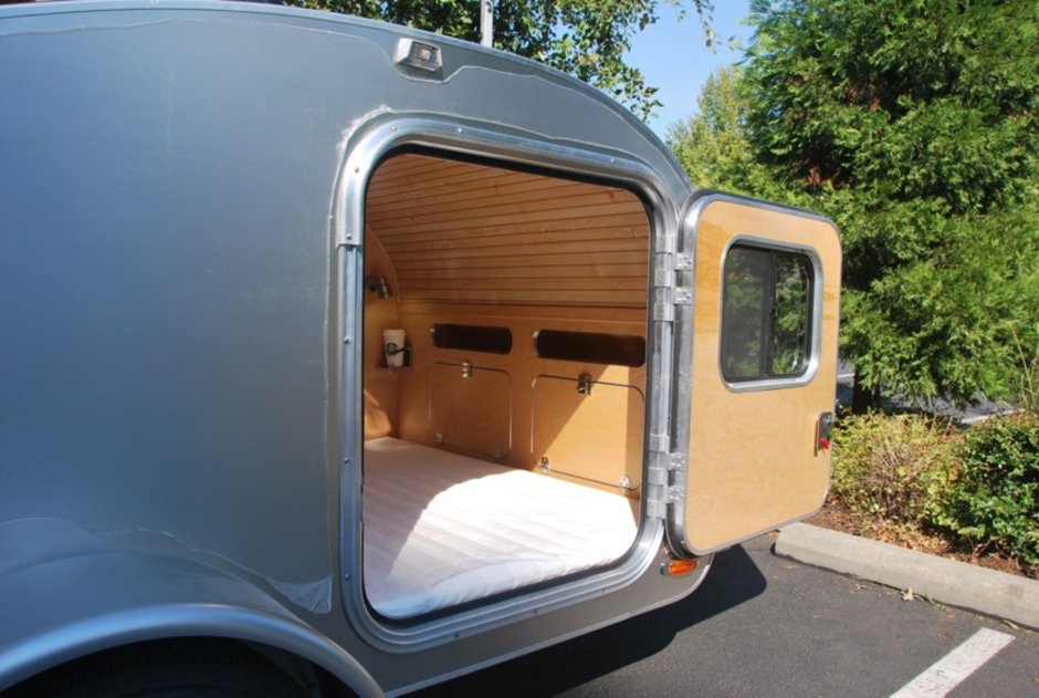 Teardrop Trailer Door