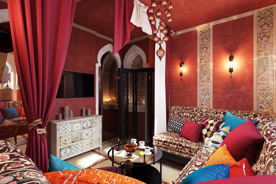 Спальня в мавританском стиле