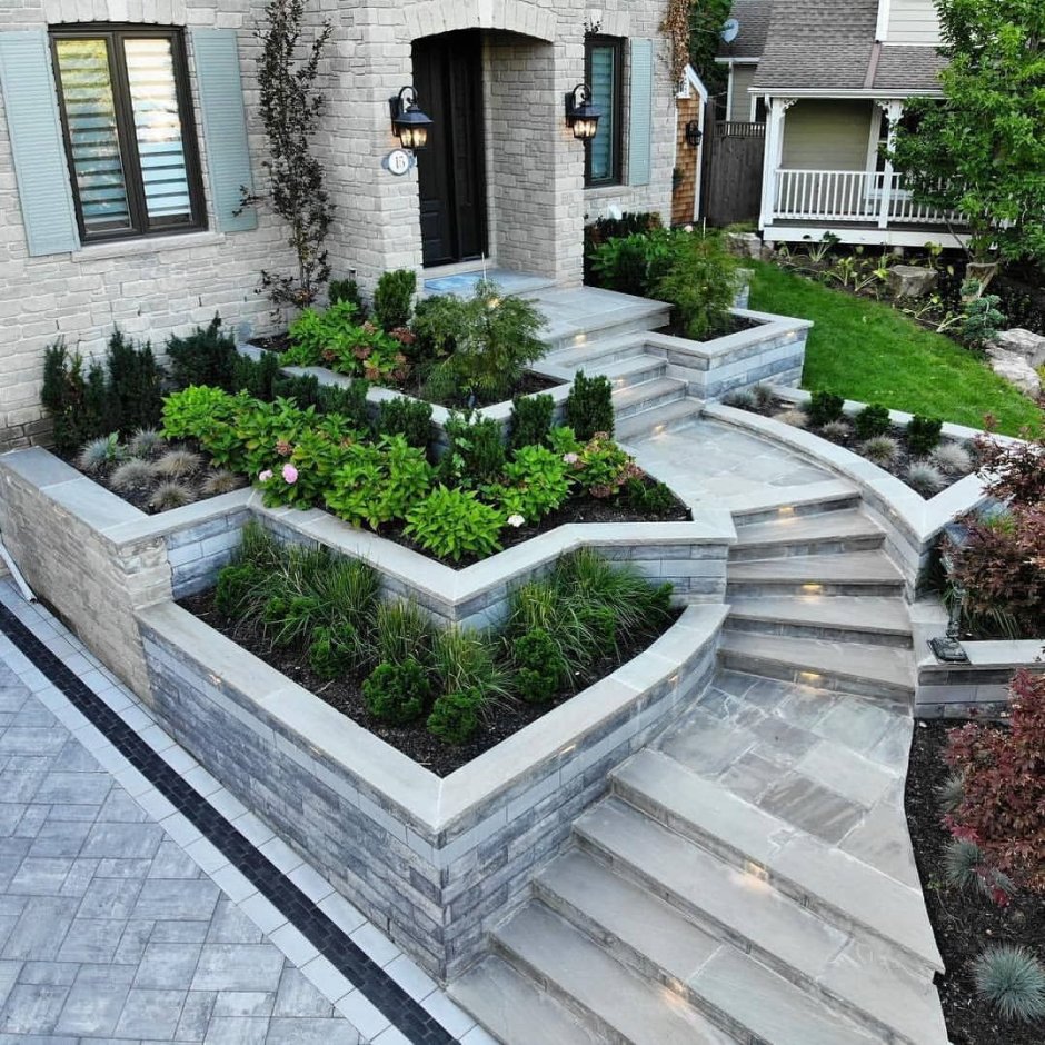 Скандинавский сад Front Yard