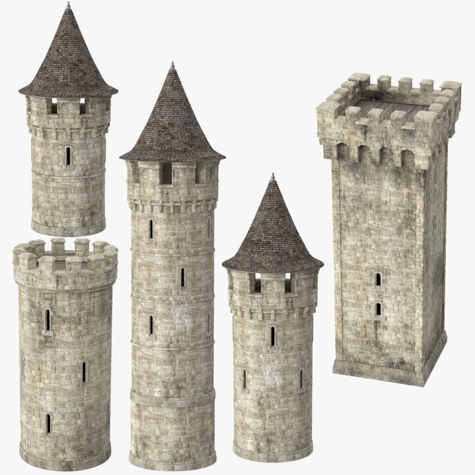 Планировка замка средневековья