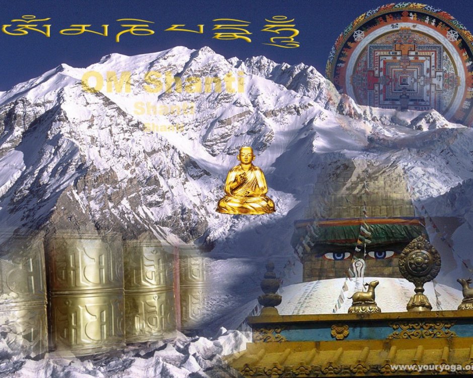 Абстракт Тибет