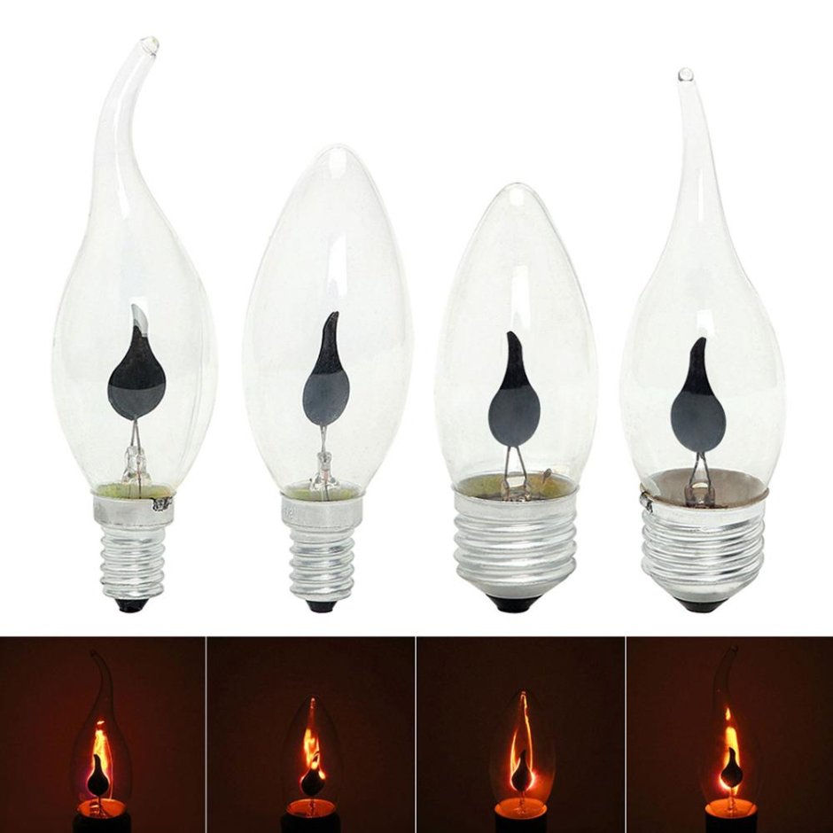 Светодиодная лампа led Flame Bulb