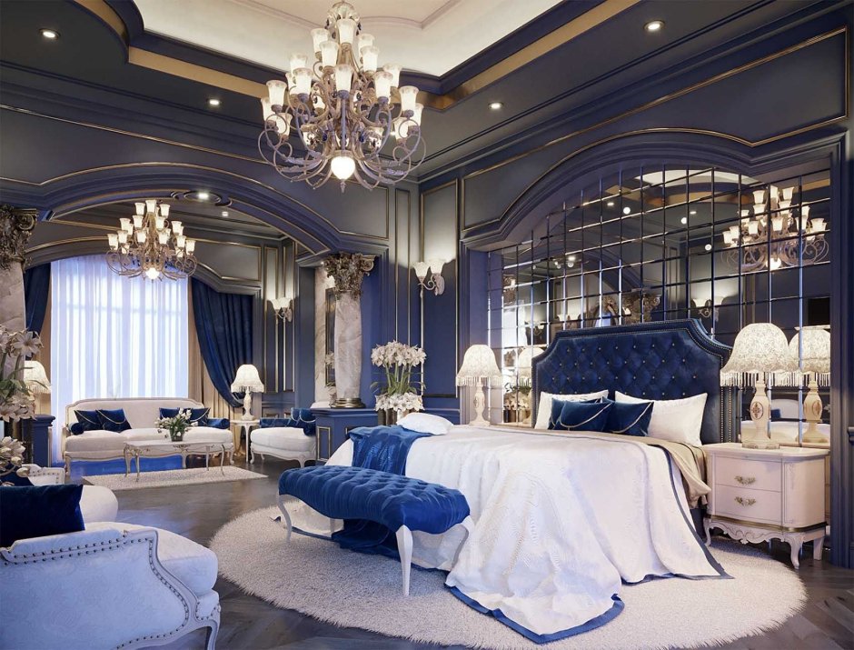 Luxury Mansion Interior спальни