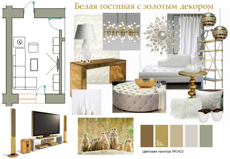 Коллажи для дизайнеров интерьера