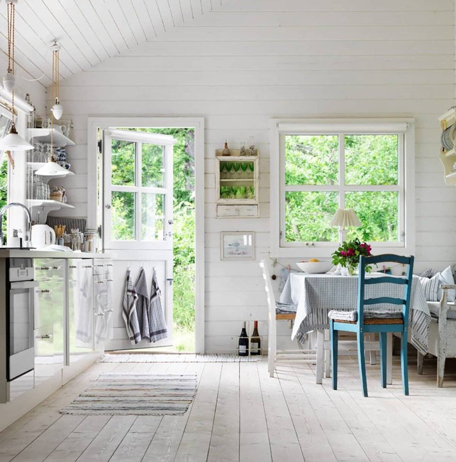 Уютный интерьер дома в скандинавском стиле