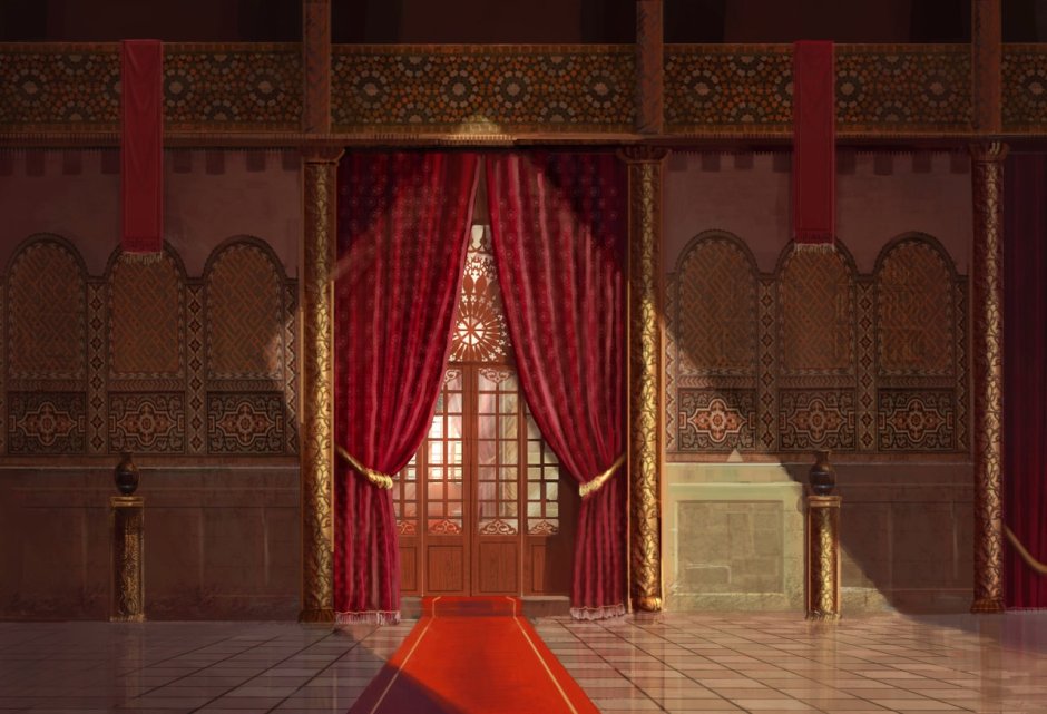 Алладин дворец Султана трон