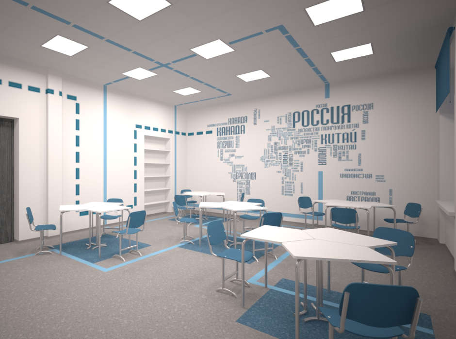 Детская в трехкомнатной квартире