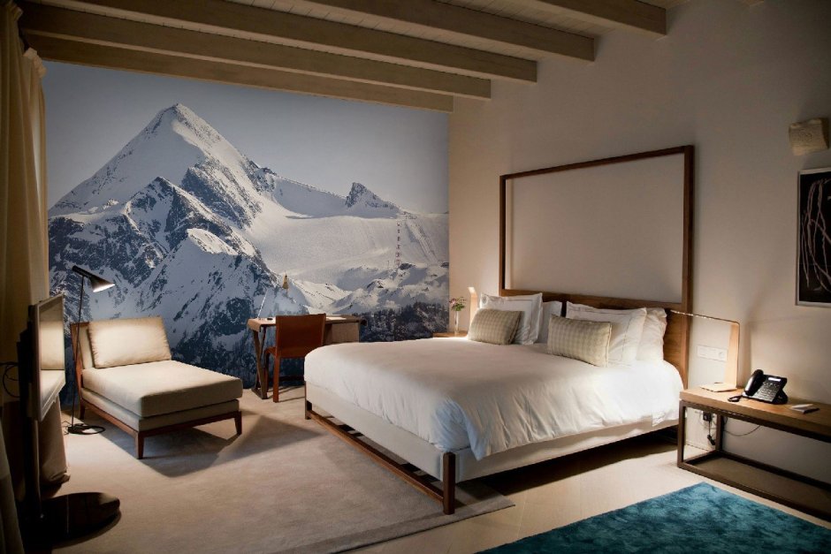 Спальня в стиле горы