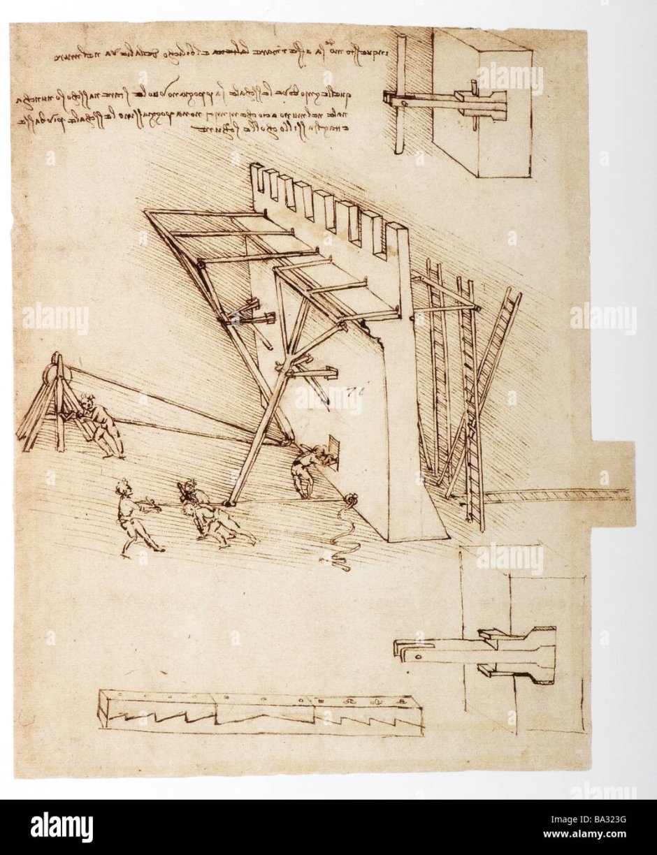 Штурмовая лестница Леонардо да Винчи