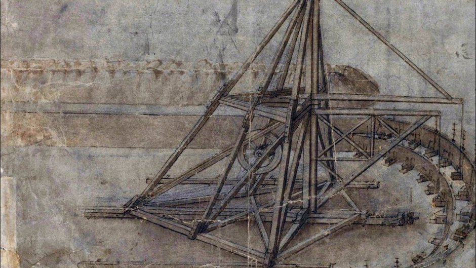 Леонардо да Винчи 1504 г.