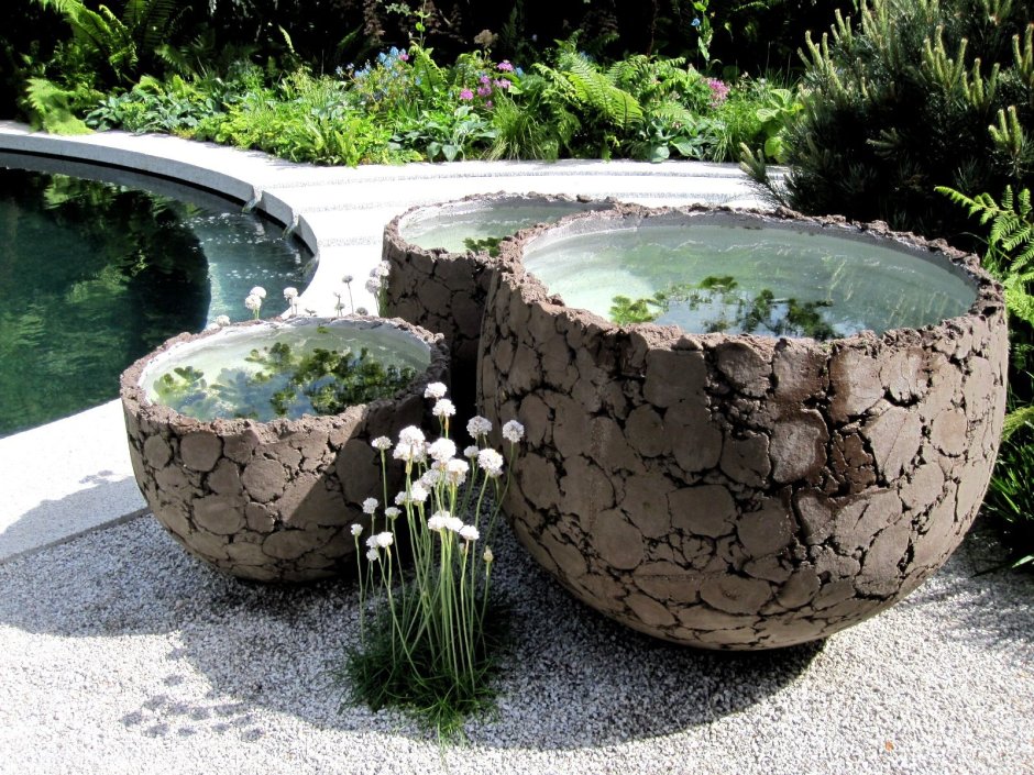 Декоративный бассейн для сада