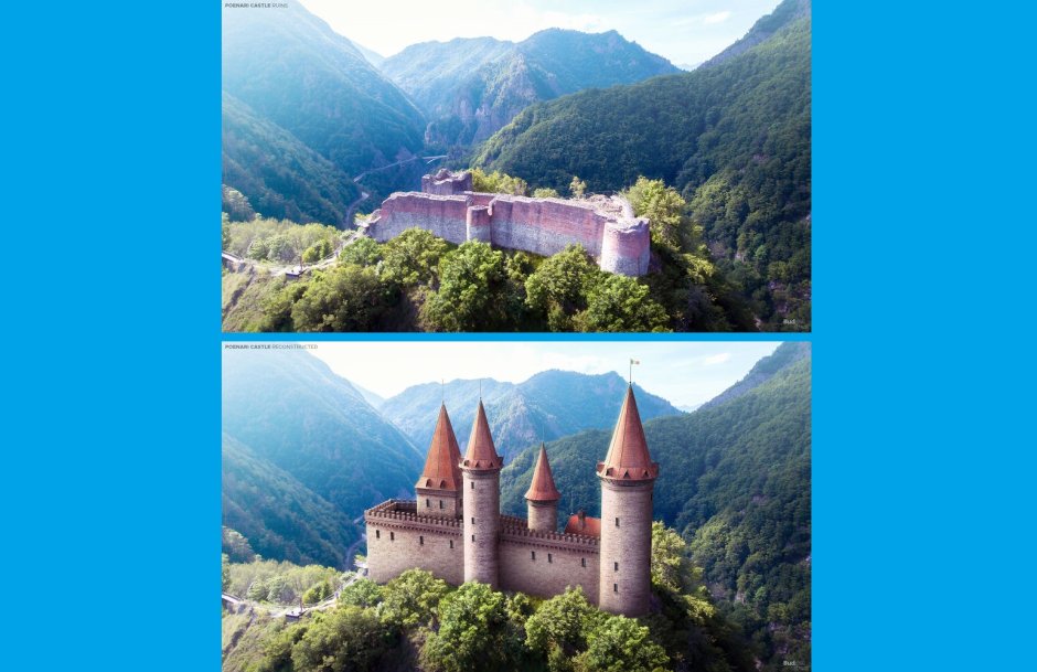 Замок поенари в румынии