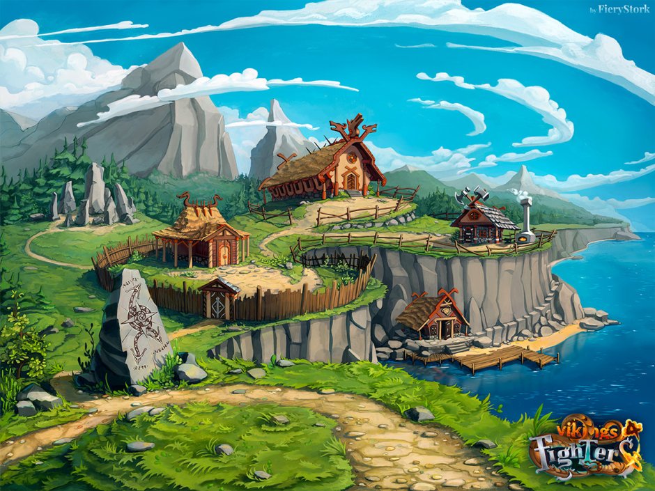 Деревня викингов игра