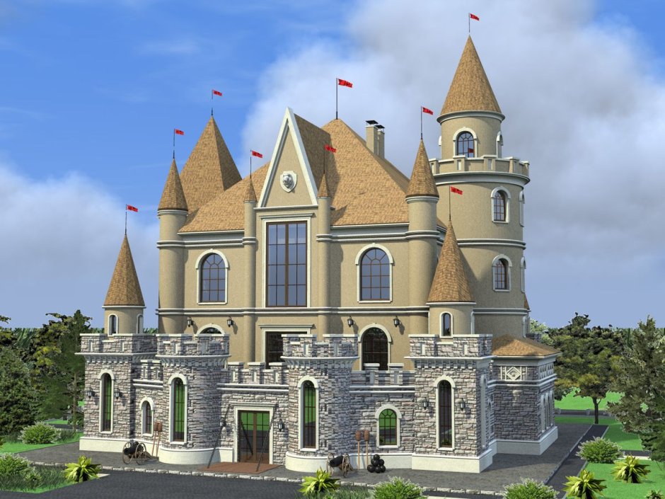 Гостиница замок Шахты