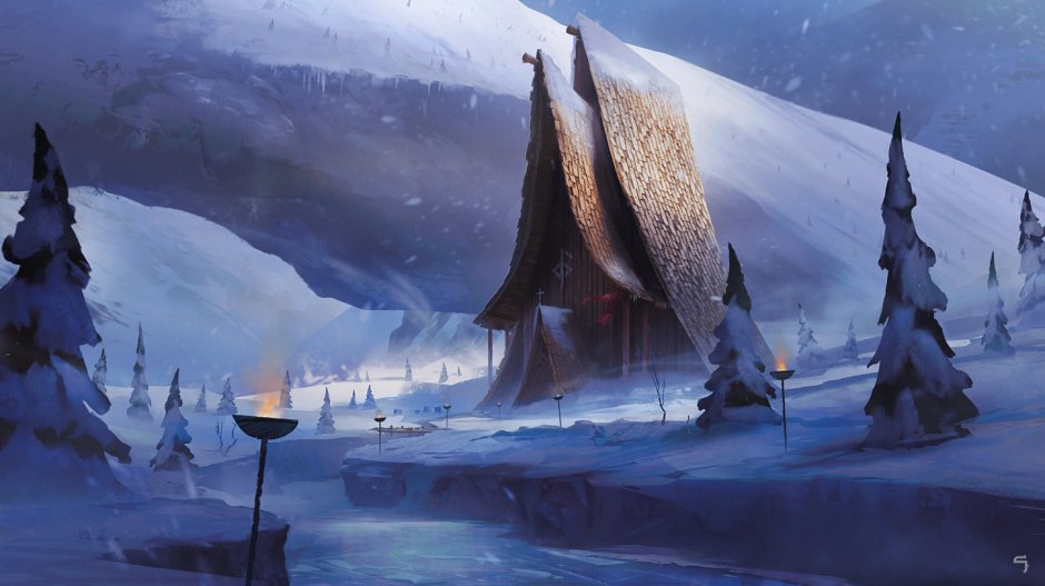 Дома викингов арт