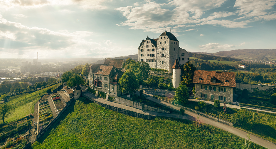 Spiez Castle Швейцария замок шпиц