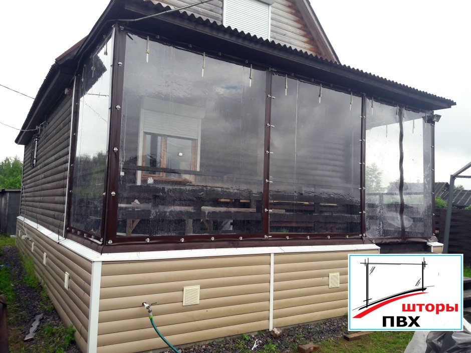 Мягкие окна из ПВХ для беседок и террас в Леруа Мерлен