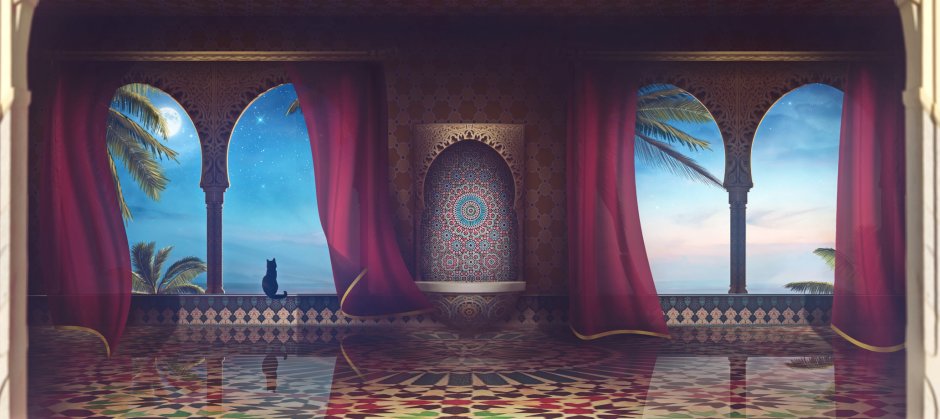 "Palace in Dubai Interior"
